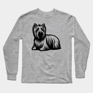 Skye Terrier Dog Long Sleeve T-Shirt